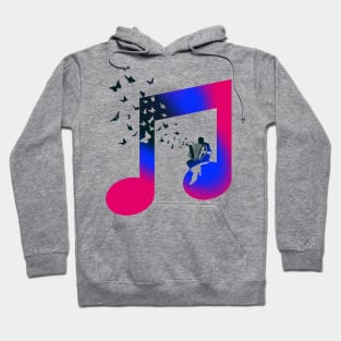 Music Accordion Butterfly Hoodie